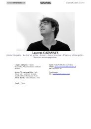 CV Laurent Cazanave - TNB