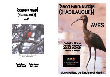 Reserva Munic. Chadilauquen- Aves - Fundación de Historia ...