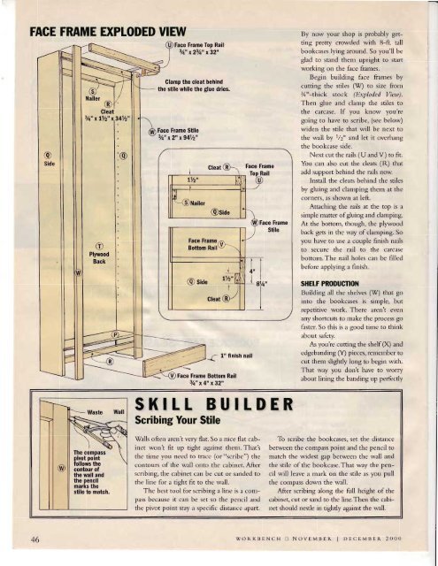 cutting diagram 3-ft bookcase