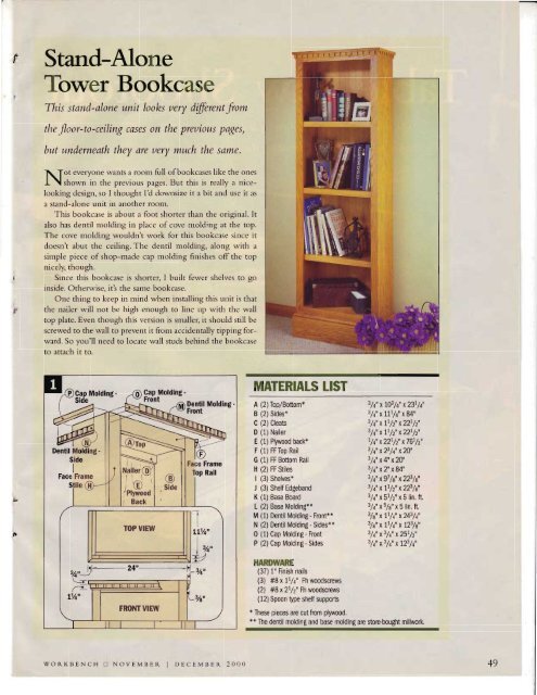 cutting diagram 3-ft bookcase