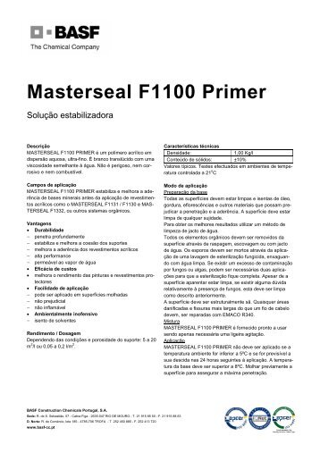 Masterseal F1100 Primer