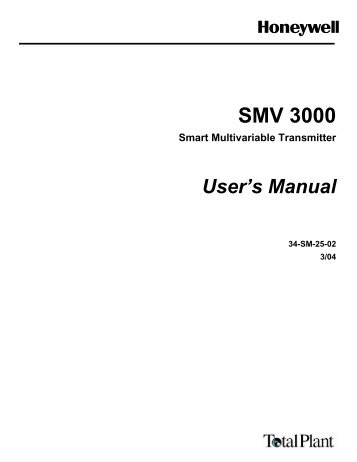 SMV 3000 - Honeywell