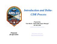Introduction and Delta CDR Process - NASA