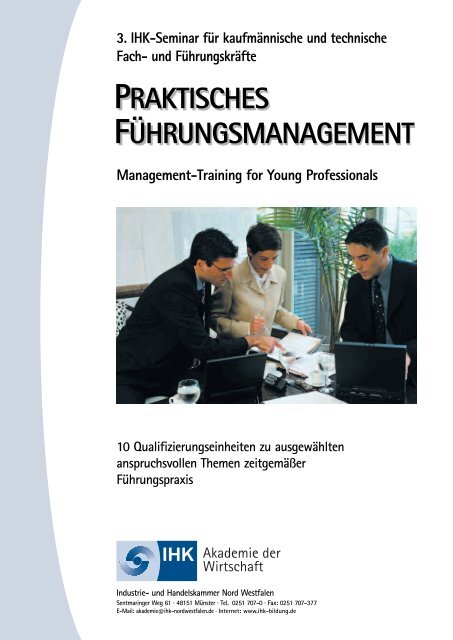 PRAKTISCHES FÜHRUNGSMANAGEMENT - IHK-Bildung / Startseite