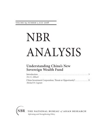 Understanding China's New Sovereign Wealth Fund - The National ...