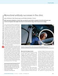 Monoclonal antibody successes in the clinic [PDF] - Biology @ IUPUI