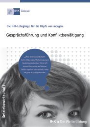 Betriebsw irtschaft - IHK Bildungszentrum Karlsruhe