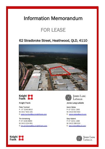 Information Memorandum FOR LEASE - YouVu