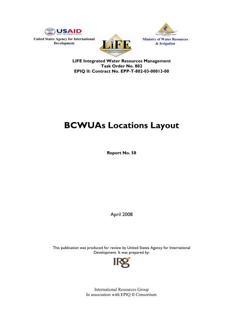 BCWUAs Locations Layout