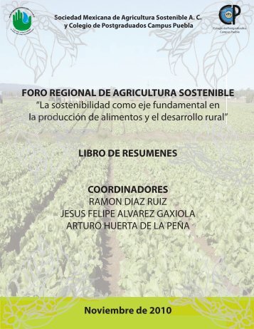 PORTADA LIBRO - Sociedad Mexicana de Agricultura Sostenible