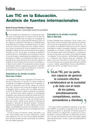 Las TIC en la EducaciÃ³n. AnÃ¡lisis de fuentes ... - Revista Ãndice