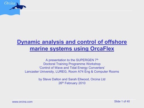 orcaflex pipeline stability example