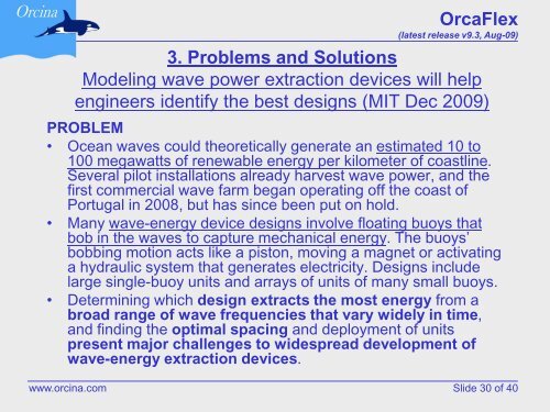 OrcaFlex - Engineering Department