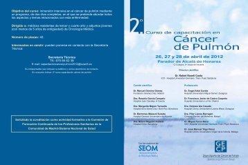 diptico cancer de pulmon2 copia - Sociedad EspaÃ±ola de OncologÃ­a ...