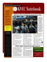 June 2011 - Kennebec Valley Community College