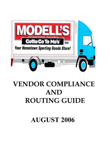 VENDOR COMPLIANCE AND ROUTING GUIDE - Jobisez