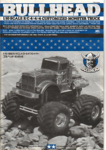 Tamiya Bullhead Manual - Wheelsacademy.info