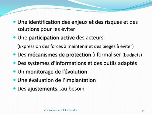 La gestion du changement : une question de sens, de ... - Fregif