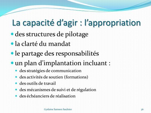 La gestion du changement : une question de sens, de ... - Fregif