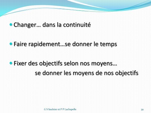 La gestion du changement : une question de sens, de ... - Fregif