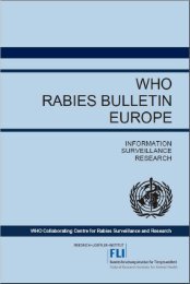 4. Quarter - Rabies - Bulletin - Europe