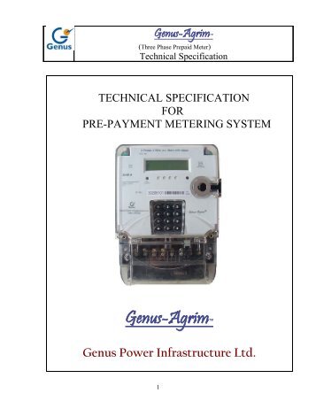 Genus-AgrimTM - Genus Power Infrastructures Ltd.