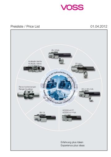 VOSS Fluid Preisliste