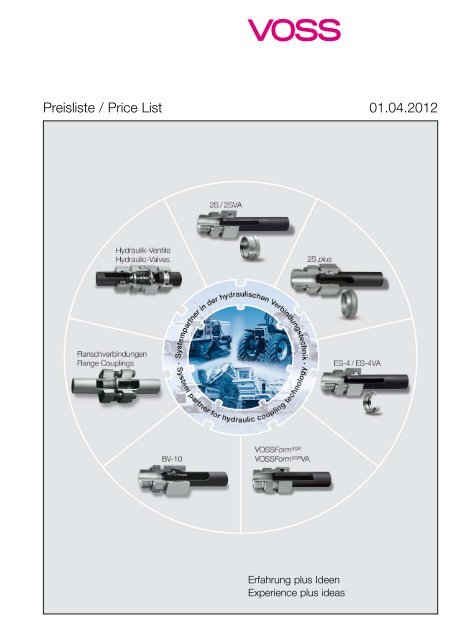 VOSS Fluid Preisliste