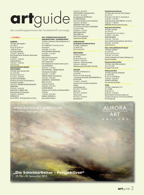 artguide - Vernissage