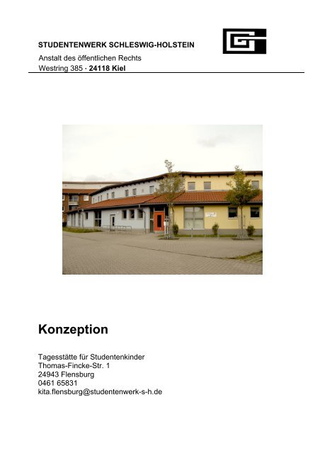 Konzeption Kita FL 2008 - Studentenwerk Schleswig-Holstein