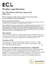 GE Healthcare ECL plus Manual