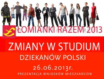 Prezentacja 4 - Łomianki, Urząd Miasta i Gminy