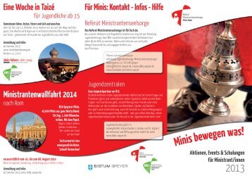 Flyer - Bistum Speyer