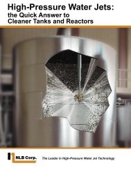 Tank Cleaning Brochure - NLB Corporation