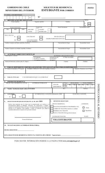 nÂ° cedula de identidad - Departamento de ExtranjerÃ­a y MigraciÃ³n