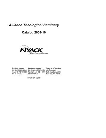 Alliance Theological Seminary - Nyack College
