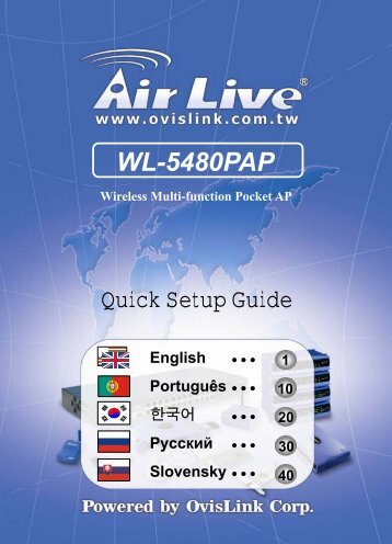 WL-5480PAP - AirLive