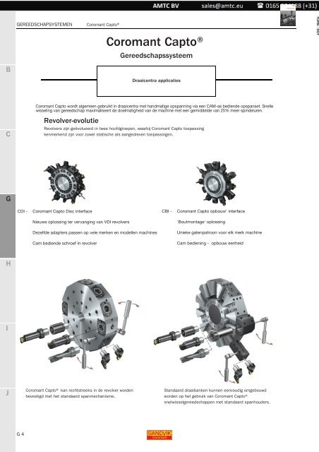 Gereedschapssystemen - amtc