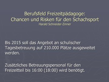 Berufsfeld FreizeitpÃ¤dagoge: Chancen und Risken fÃ¼r den ...