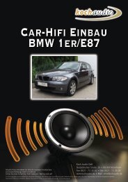Car-Hifi Einbau – BMW E87 - Mike Koch Audio