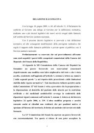 RELAZIONE ILLUSTRATIVA Con la legge 18 giugno 2009, n. 69, all ...