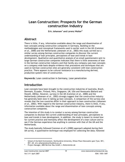 Paper in PDF - Lean Construction Institute