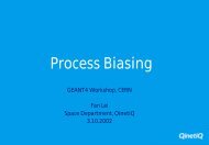 Process Biasing - Geant4 - CERN