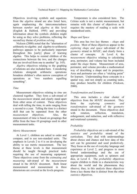 11. Maths in the NZ curriculum 2001.pdf - e-asTTle - Te Kete Ipurangi