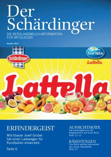 Der Schärdinger ERFINDERGEIST - Berglandmilch