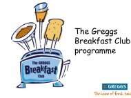 The Greggs Breakfast Club programme