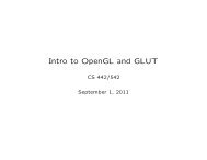 [PDF] Intro to OpenGL and GLUT programming