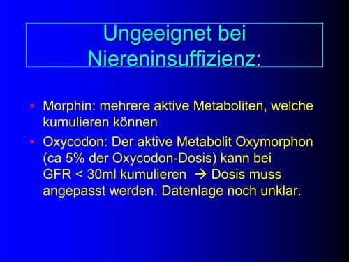 Schmerztherapie in der Palliativmedizin - Vereinigung Zuercher ...