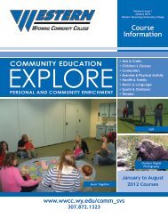 Course Information - Western Wyoming Community College