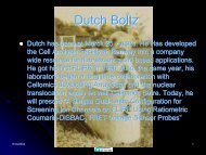Dutch Boltz - Molecular Devices